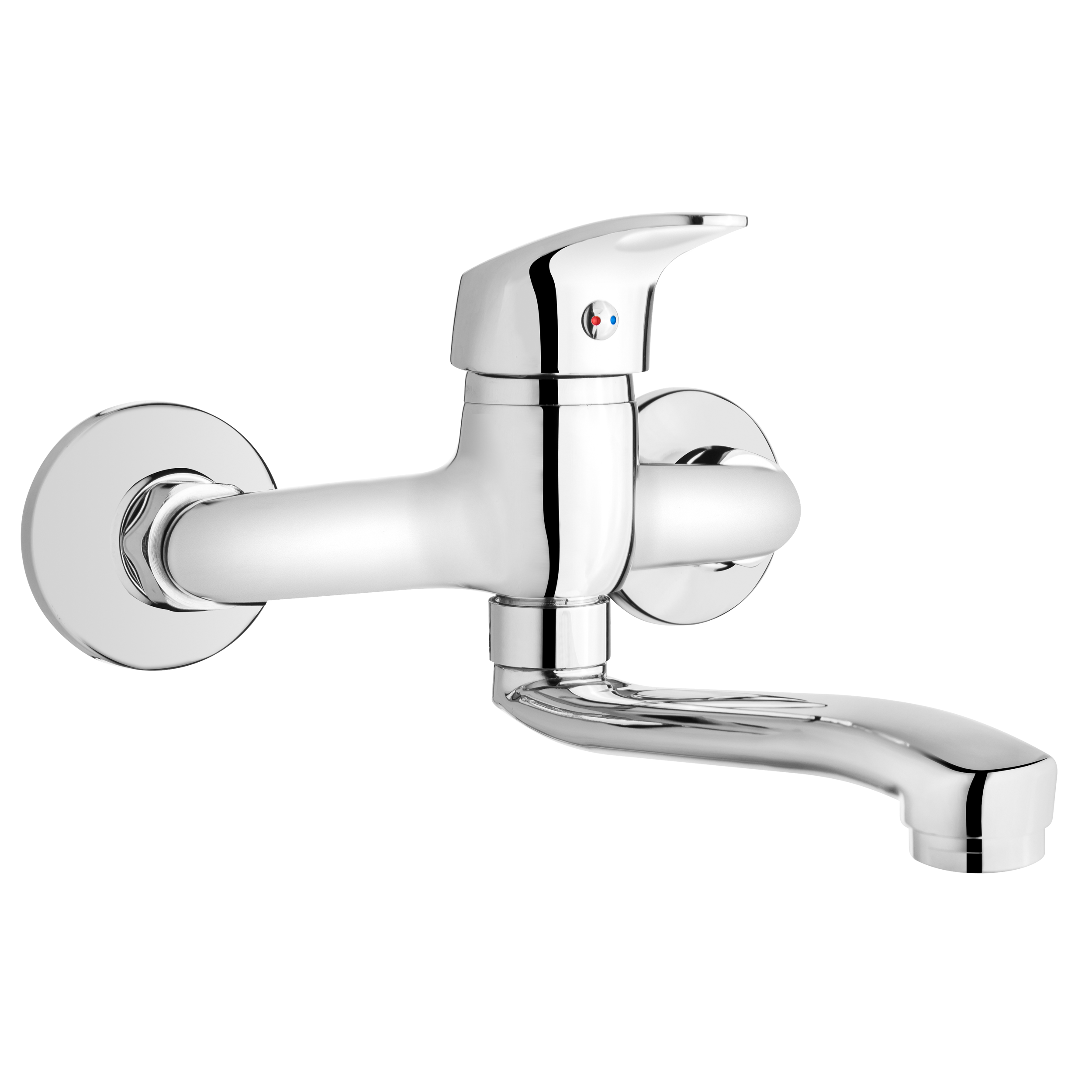 Bateria kuchenna ścienna. Invena Ava New wylewka s 20cm