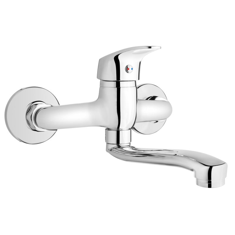 Bateria kuchenna ścienna. Invena Ava New wylewka s 20cm