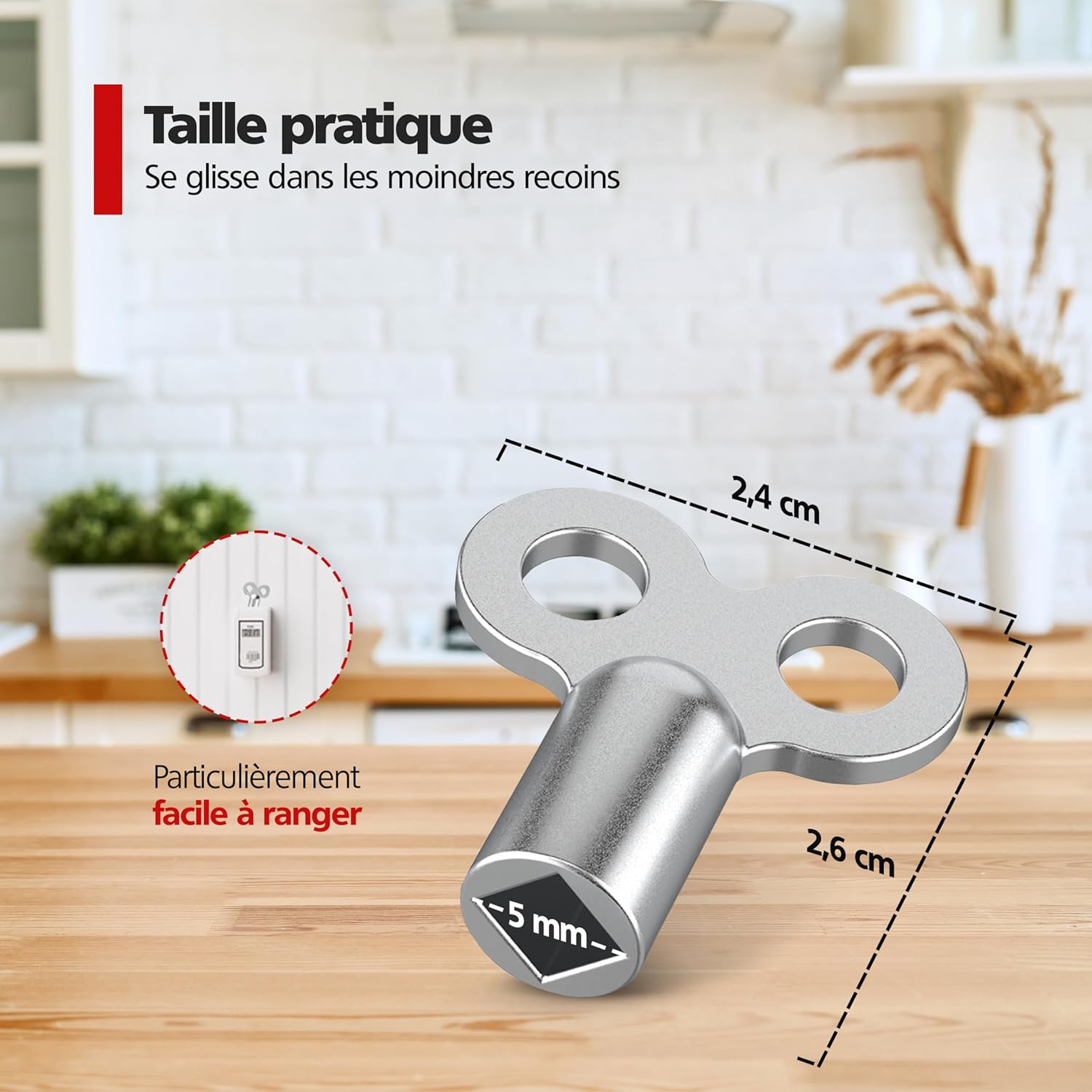 30-częściowe srebrne klucze odpowietrzające do grzejników - Wytrzymałe aluminiowe klucze odpowietrzające - Klucze odpowietrzające do wielu grzejników - 2