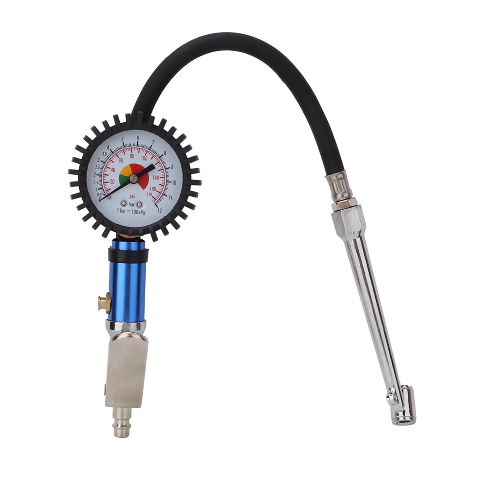 Manometer Attachment Manomètre de gonflage de pneu à serrage automatique avec connecteur ...