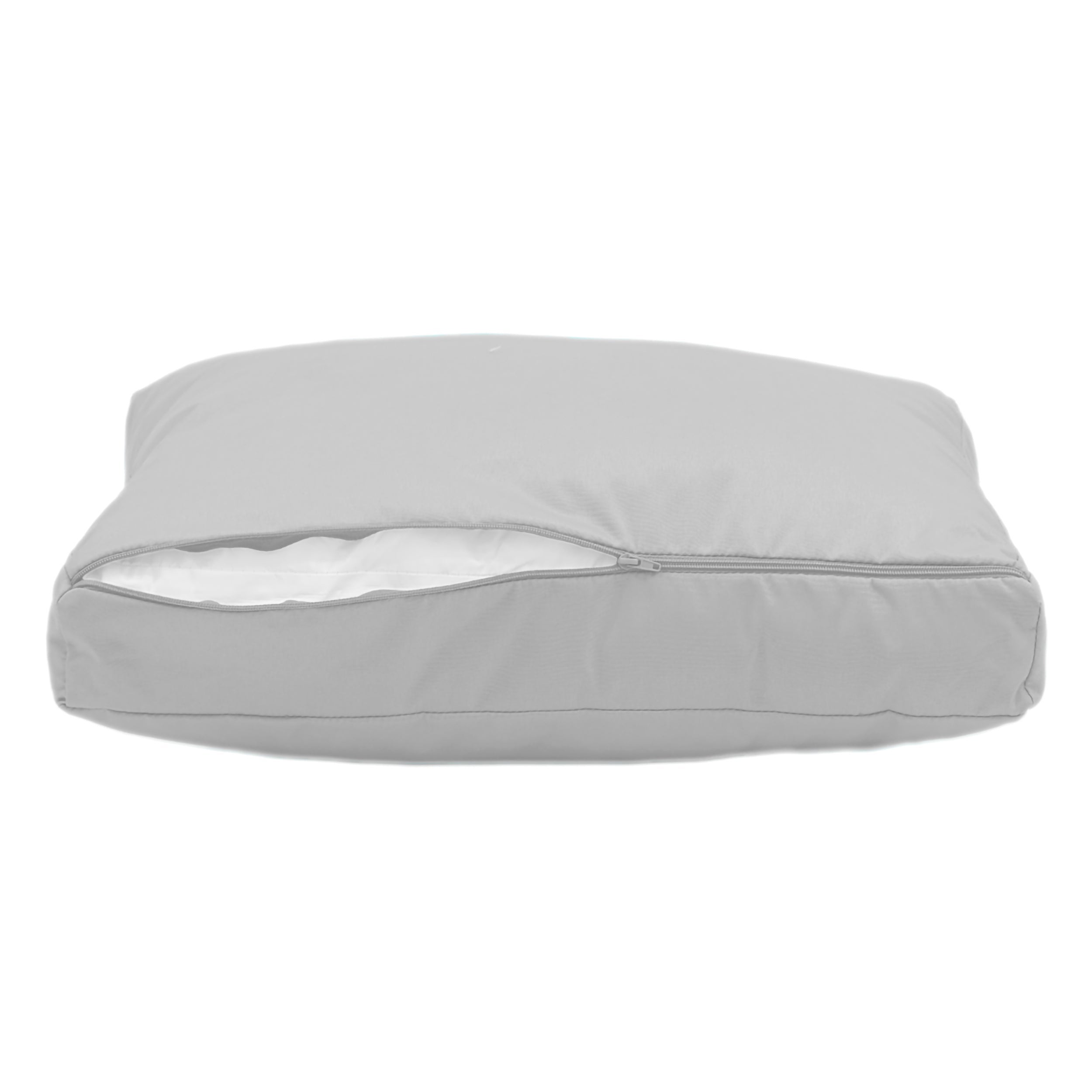 Coussins pour salon de jardin déhoussable 120x60cm Gris galet - 7
