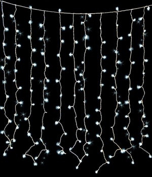 Catena Luminosa LED Auting 10m 100 LED - Luce Bianca Calda, Telecomando, Timer E 8 Modalità, Impermeabile IP65 Per Interni Ed Esterni