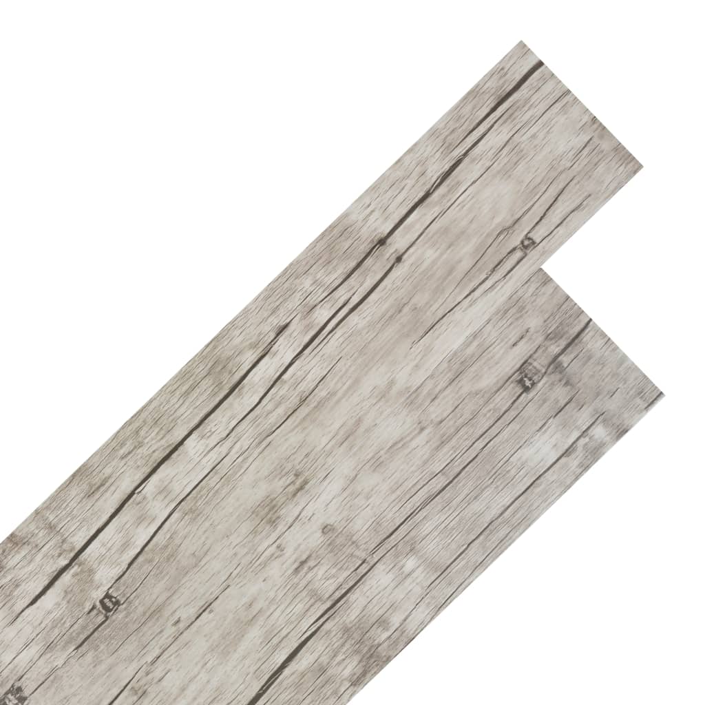 Lamas para suelo de pvc autoadhesivas | tarimas de suelo | tarimas autoadhesivas roble lavado 2,51 m² 2 mm cfw52407