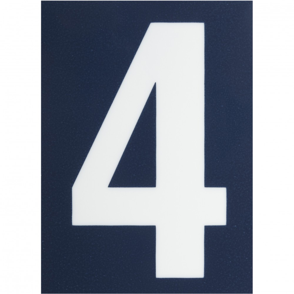Numero di plastica 4 - 2