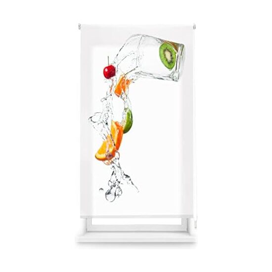 Estor enrollable translúcido con estampado - estor tamaño 90x180 - estor modelo waterfruit | blindecor