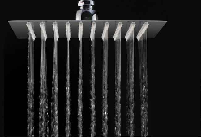 Kendesia-Pommeau de douche à effet pluie,noir,chrome,carré,fixation murale,accessoire,livraison Kendesia-Pommeau de douche à effet pluie,noir,chrome,carré,fixation murale,accessoire,livraison