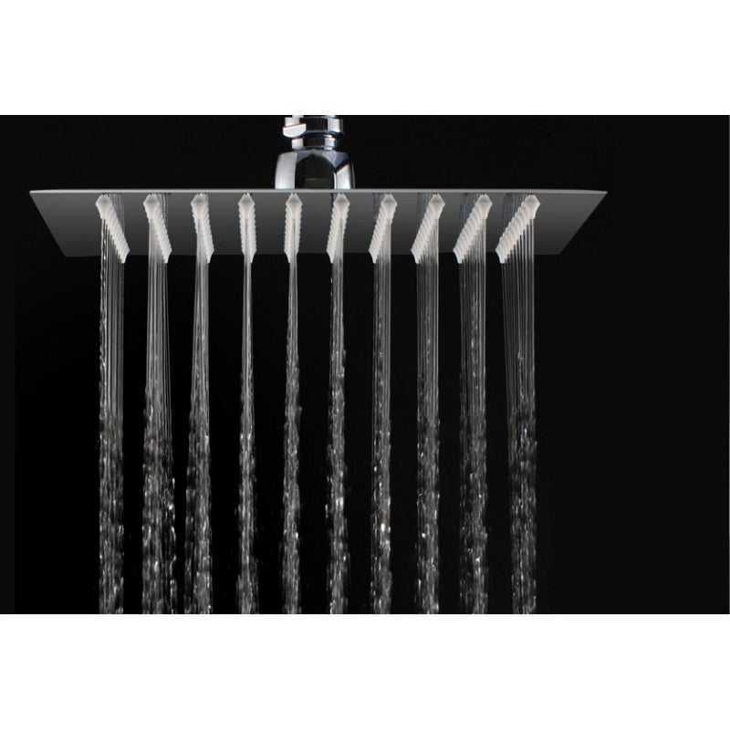 Bernstein Deszczownica stal nierdzewna DPG2023 super płaska - 20x20 cm