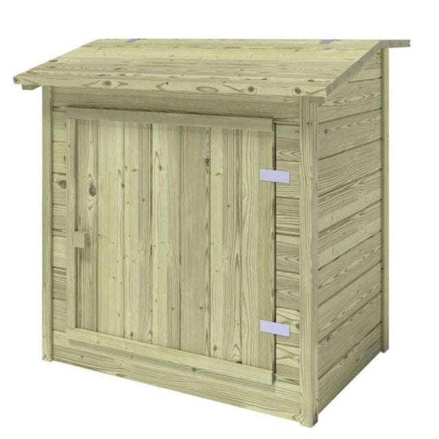 Armoire en bois pour système de filtration de piscine 1.2 x 0.84 – H.1.16 m, Imprégnée - SZA14 - ALTANKA