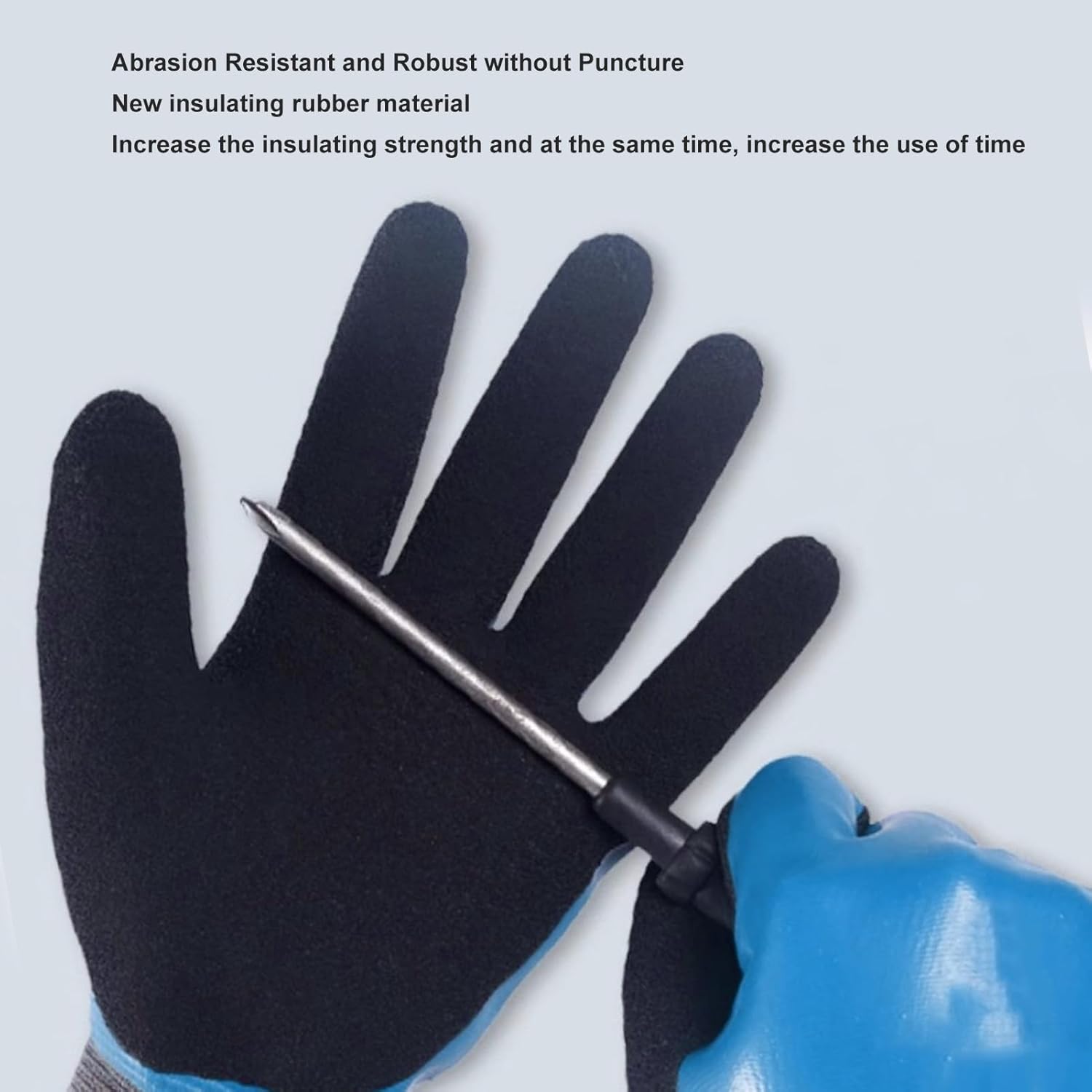 Guantes aislantes de 1000 V para electricistas: protección de seguridad contra alta tensión, trabajo eléctrico fiable. - 5
