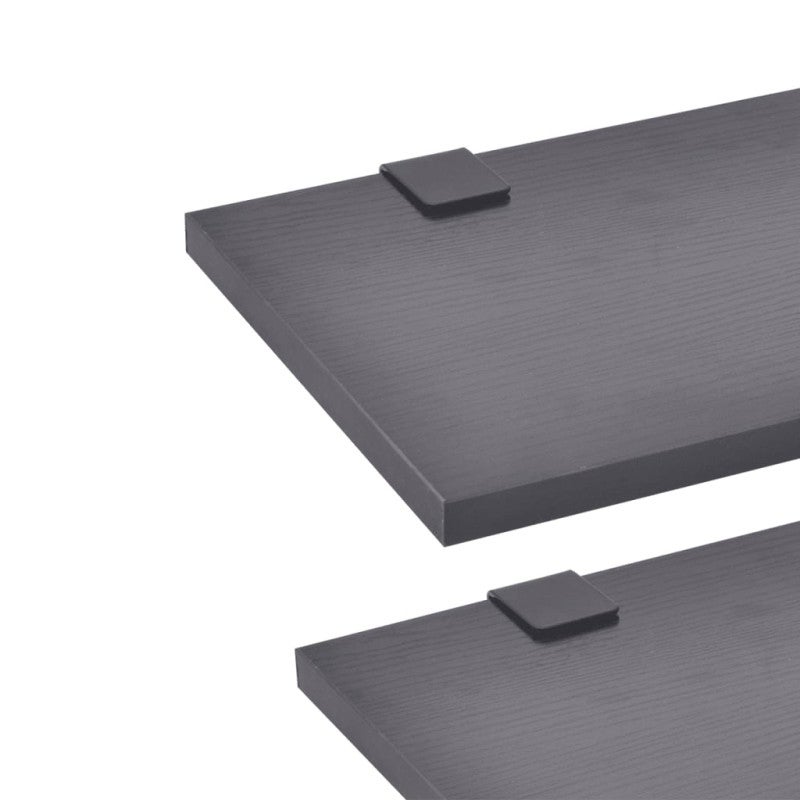 Móveis casa de banho 8 pcs e conjunto lavatório preto vidaXL - 3