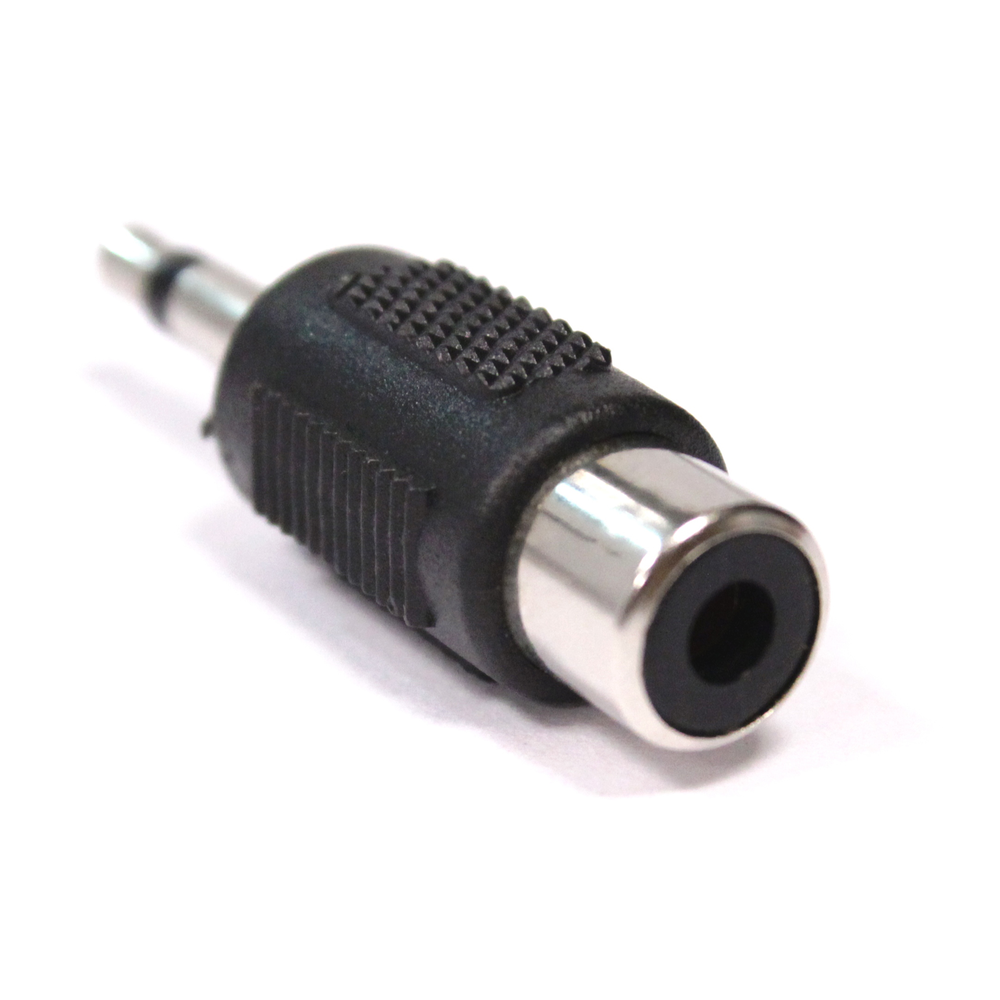 Adattatore Da Mono A Stereo 3.5 Mm: Spina Maschio A Jack Femmina TRS – Peakelect, Nero