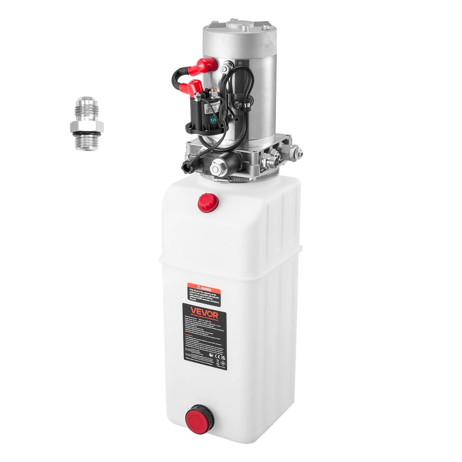 Pompe Hydraulique VEVOR Simple Effet, pour Camion Benne 7,6 L, pour ...