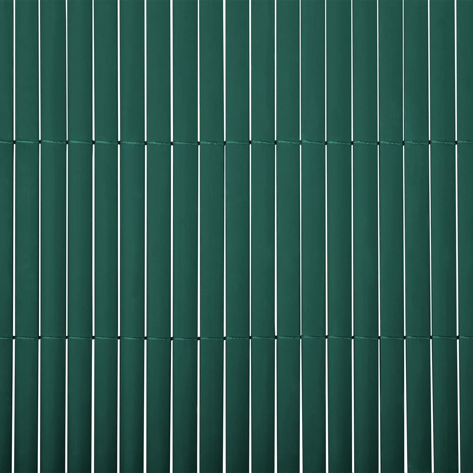 Canniccio in PVC Frangivista per Giardino, Balcone, Terrazza e Piscina, Recinzione PVC Resistente ai Raggi UV e Intemperie 200 x 300 cm - Verde - 2