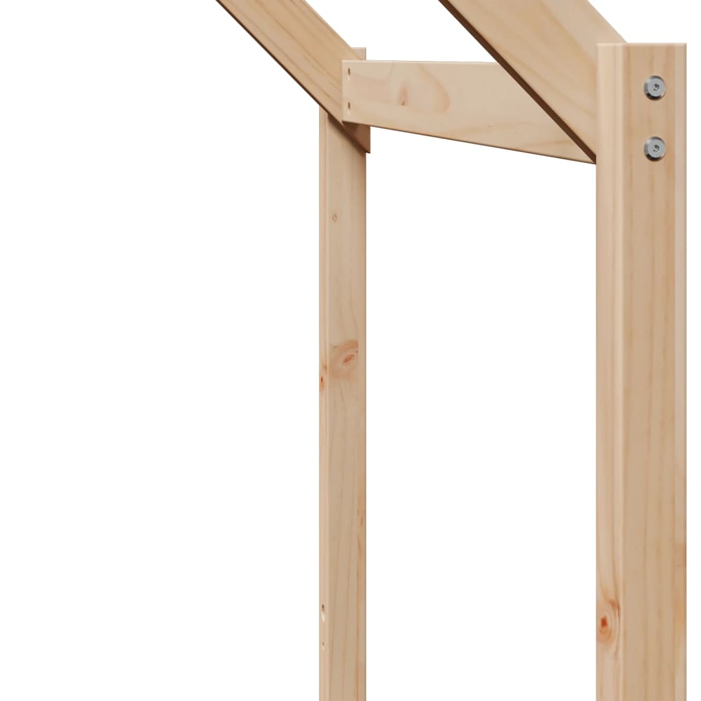 Lit haut sans matelas 75x190 cm bois de pin massif — COMFORTXL - 10