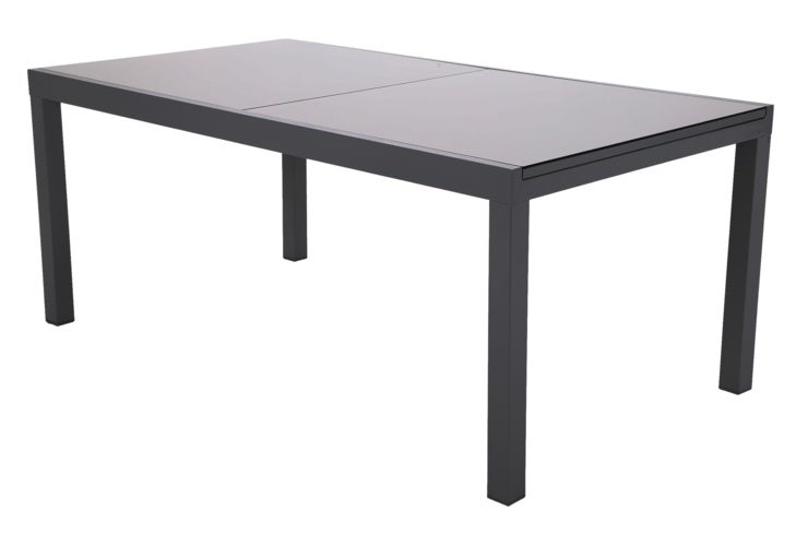 Stół ogrodowy aluminiowy rozkładany Ontario 200+100 cm Grey / Light Grey