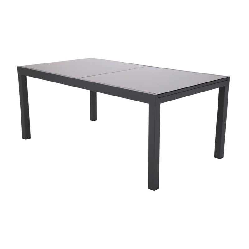 Stół ogrodowy aluminiowy rozkładany Ontario 200+100 cm Grey / Light Grey