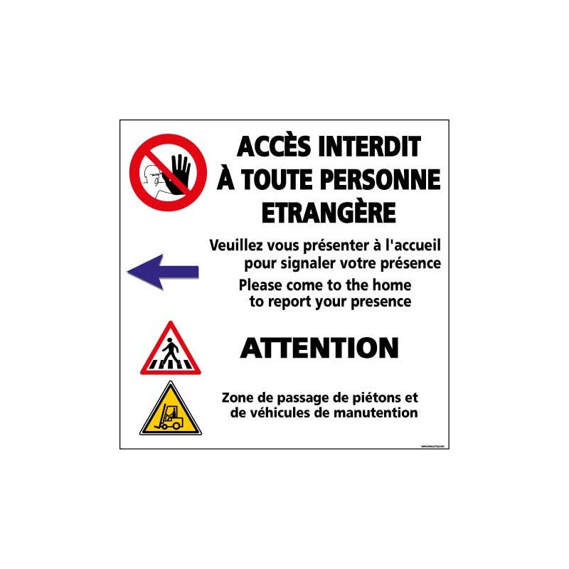 Panneau Propriété privée sous Surveillance vidéo accès Interdit Panneau Propriété privée sous Surveillance vidéo accès Interdit