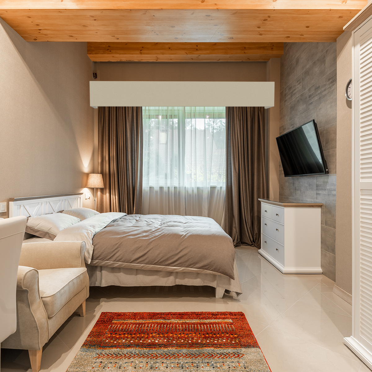 Cache coffre volet roulant 250 cm ATOLE - Crème RAL1015 - 4