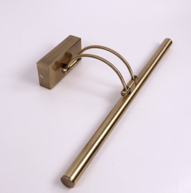 Applique murale LED pour éclairer tableaux, miroirs, peintures murales, LED 9W, lumière chaude 3000K, finition Bronze, articulée et rotative. 50cm - 6