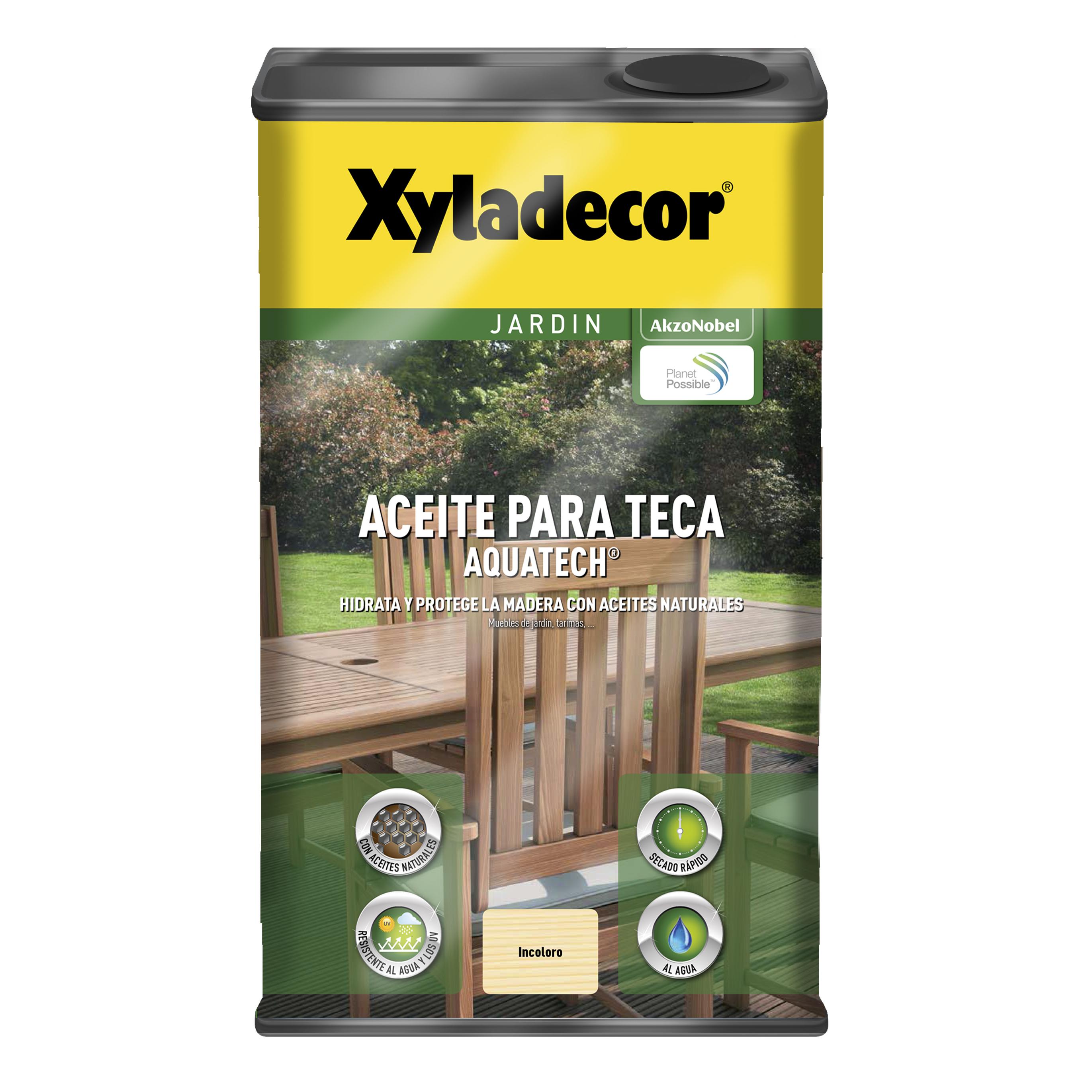Aceite para teca incoloro Aquatech Xyladecor- 5 l | Leroy Merlin