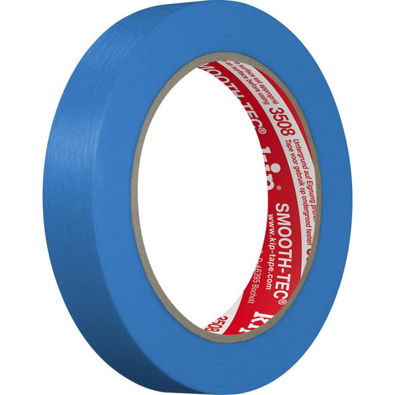 Gładka taśma kreppowa 3508 SMOOTH-TEC® gładka niebieska dł. 50m szer. 18mm KIP