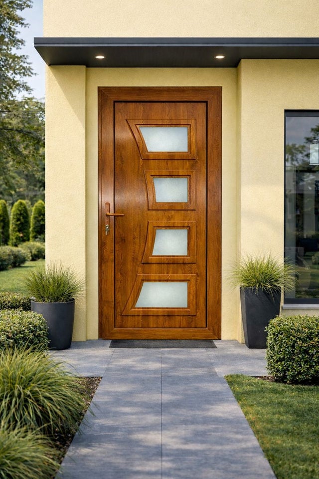 Porte d'entrée PVC vitrée | Leroy Merlin