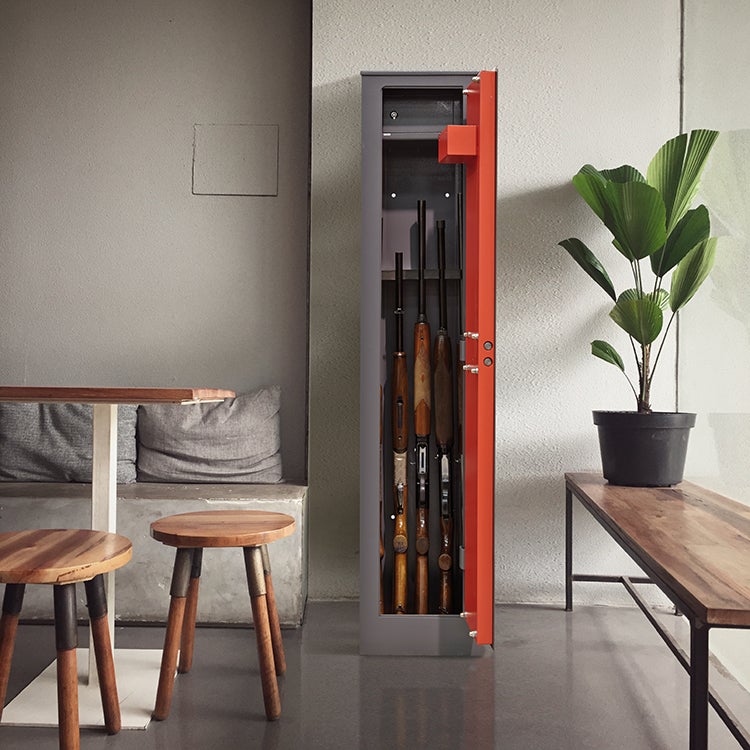ARREGUI Domus ARM050335 Armoire à fusils avec coffre intérieur, 5 fusils, serrure à clé - 8