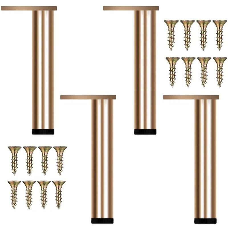 Pied Cuisine Reglable, De Meuble Doré 6-40 Cm Pieds Or D'Armoire Canapé