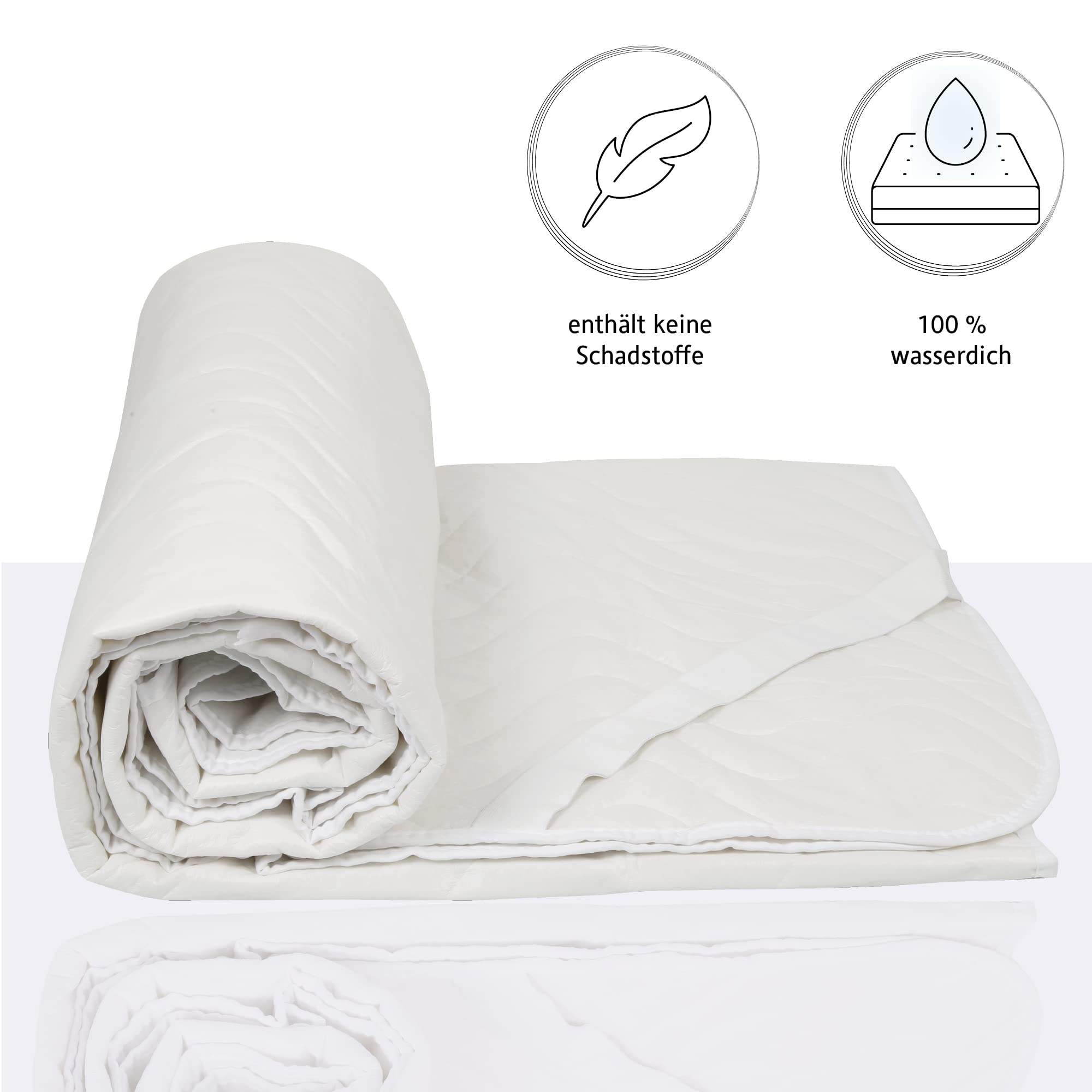 Protège-matelas Komfortec 160x200cm Imperméable Et Respirant | Anti-acariens Et Hypoallergénique