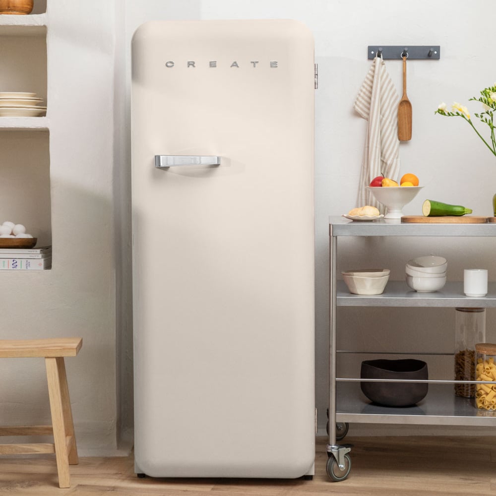 CREATE - FRIDGE RETRO 281L - Lodówka w stylu retro - Blanc cassé