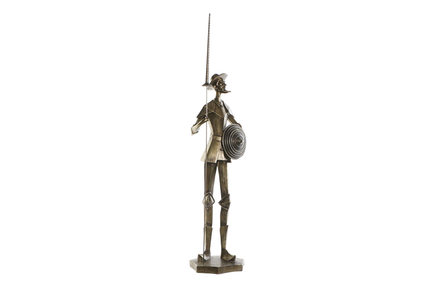 Statue Archange Gabriel En Résine 15 Cm – Parchemin Ave Maria Et Détails Dorés Style Baroque