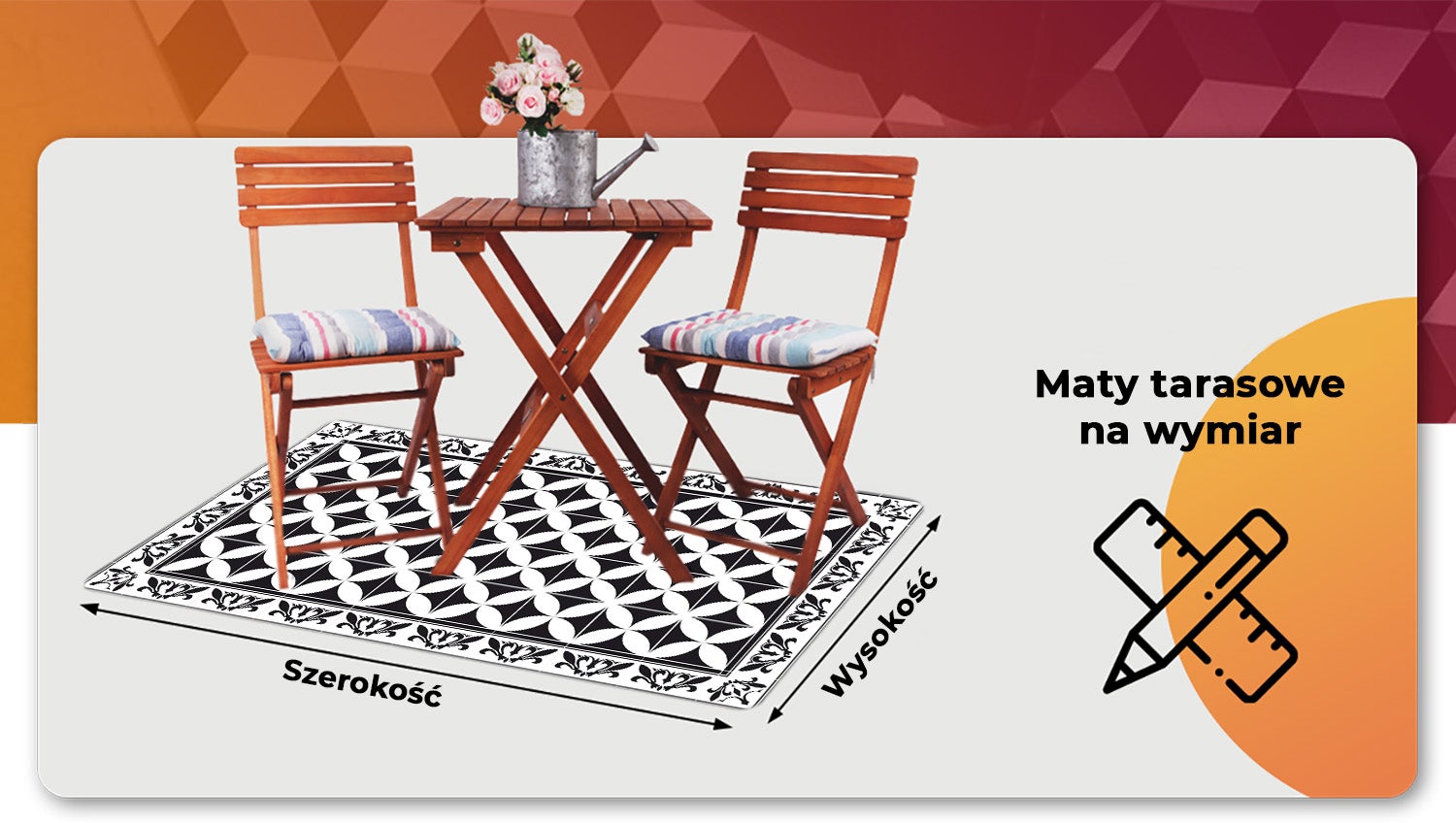 Tapis vinyle extérieur décoratif carreaux espagnols style méditerranéen authentique terrasse 150x225 – Tulup - 6