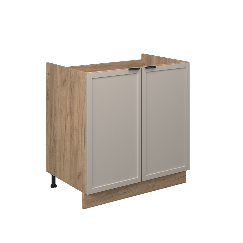 Vicco Szafka pod zlew Fame-Line, GreyBeige, 80 cm bez blatu roboczego