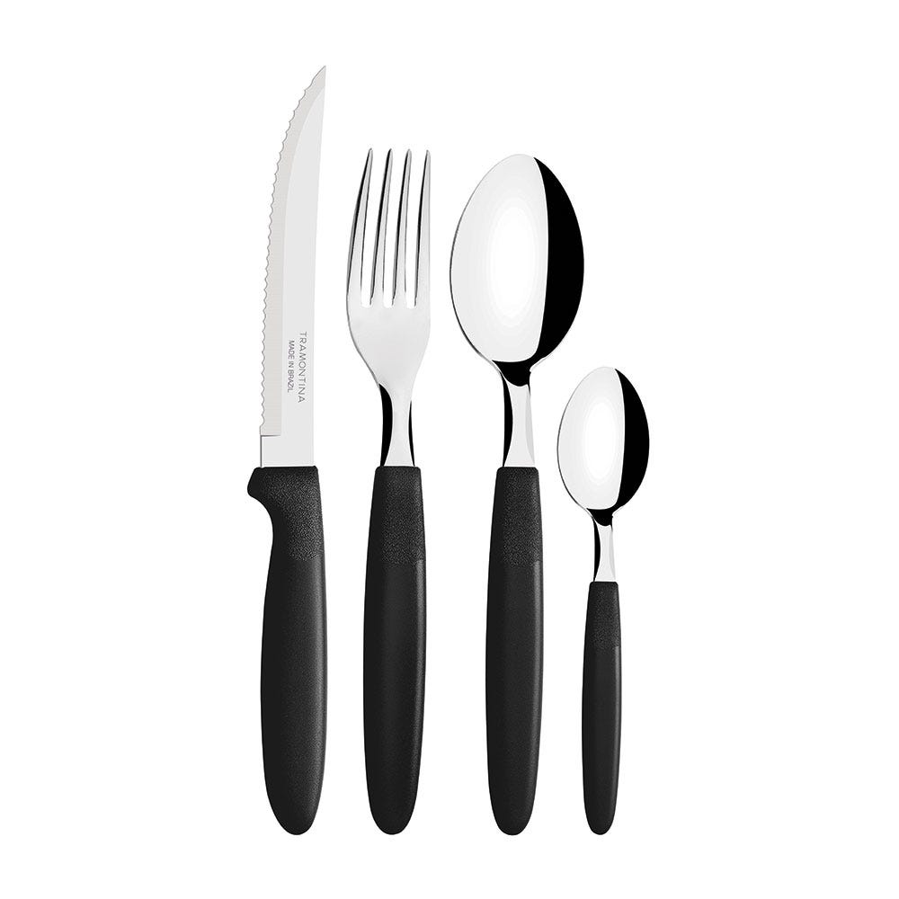 Tramontina - Sartén Antiadherente Set 3 Piezas Tramontina Negro - Cobre Tramontina - Sartén Antiadherente Set 3 Piezas Tramontina Negro - Cobre
