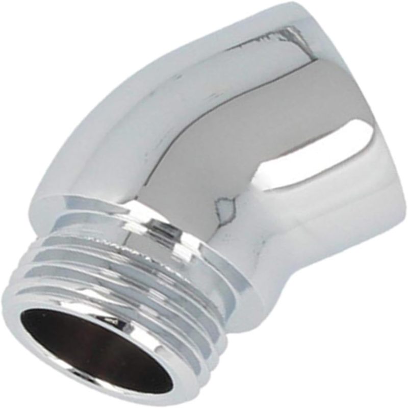 G1/2 Shower Elbow Adapter Shower Arm Extension Chrome Finish Silver ...