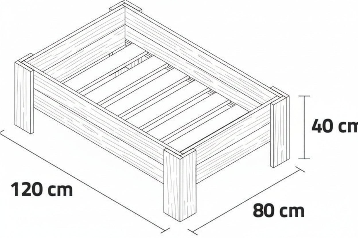 Stół uprawowy GARDENBRICO L80 firmy Hortalia - 5