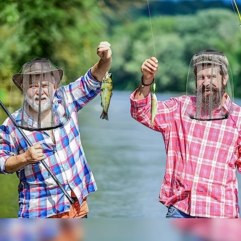 Moustiquaire pour la tête, le visage et le cou, imperméable et anti-insectes, agréable à porter, adaptée aux amateurs de plein air -chapeau non inclus - 2
