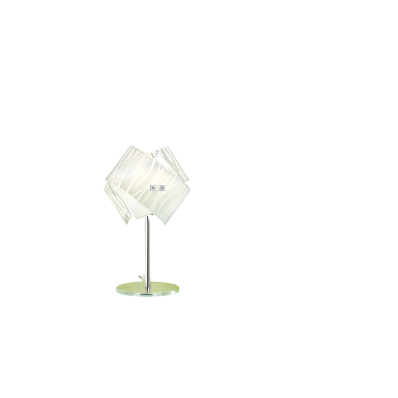 Gea Luce  Lámparas De Mesa Agnese 1Xe14 Max 1X42w Ip20, Aplique Led De Diseño Moderno, Casquillo E14 Blanco , Leroy Merlin