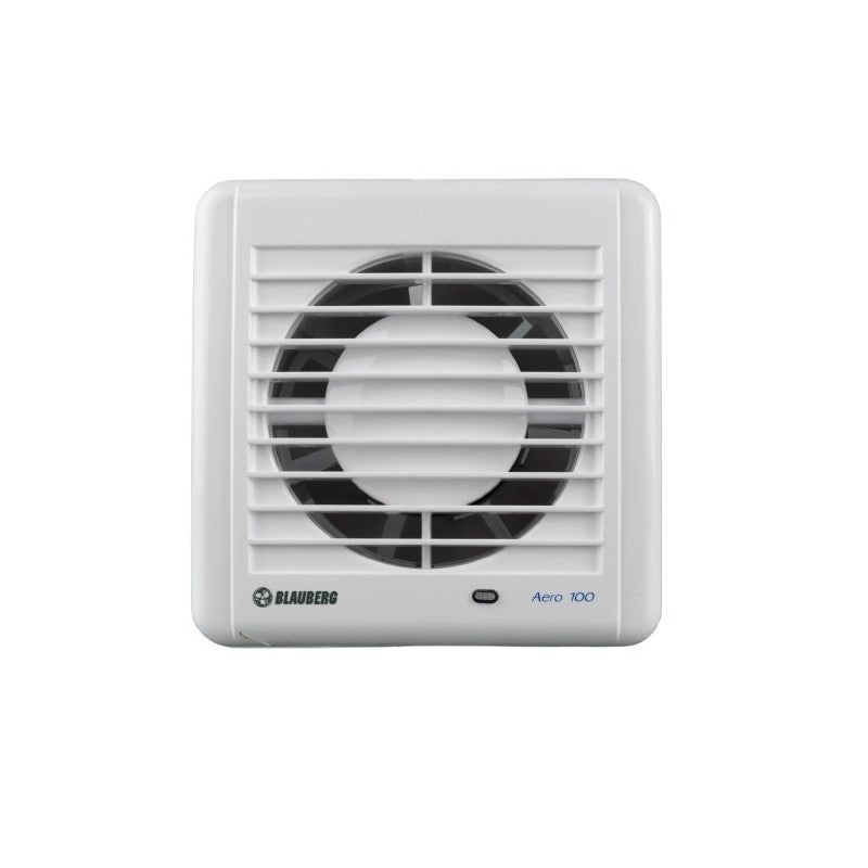 Aérateur extracteur d'air intermittent silencieux basse conso BLAUBERG Aero Still 100 mm - Commande: Interrupteur - 2