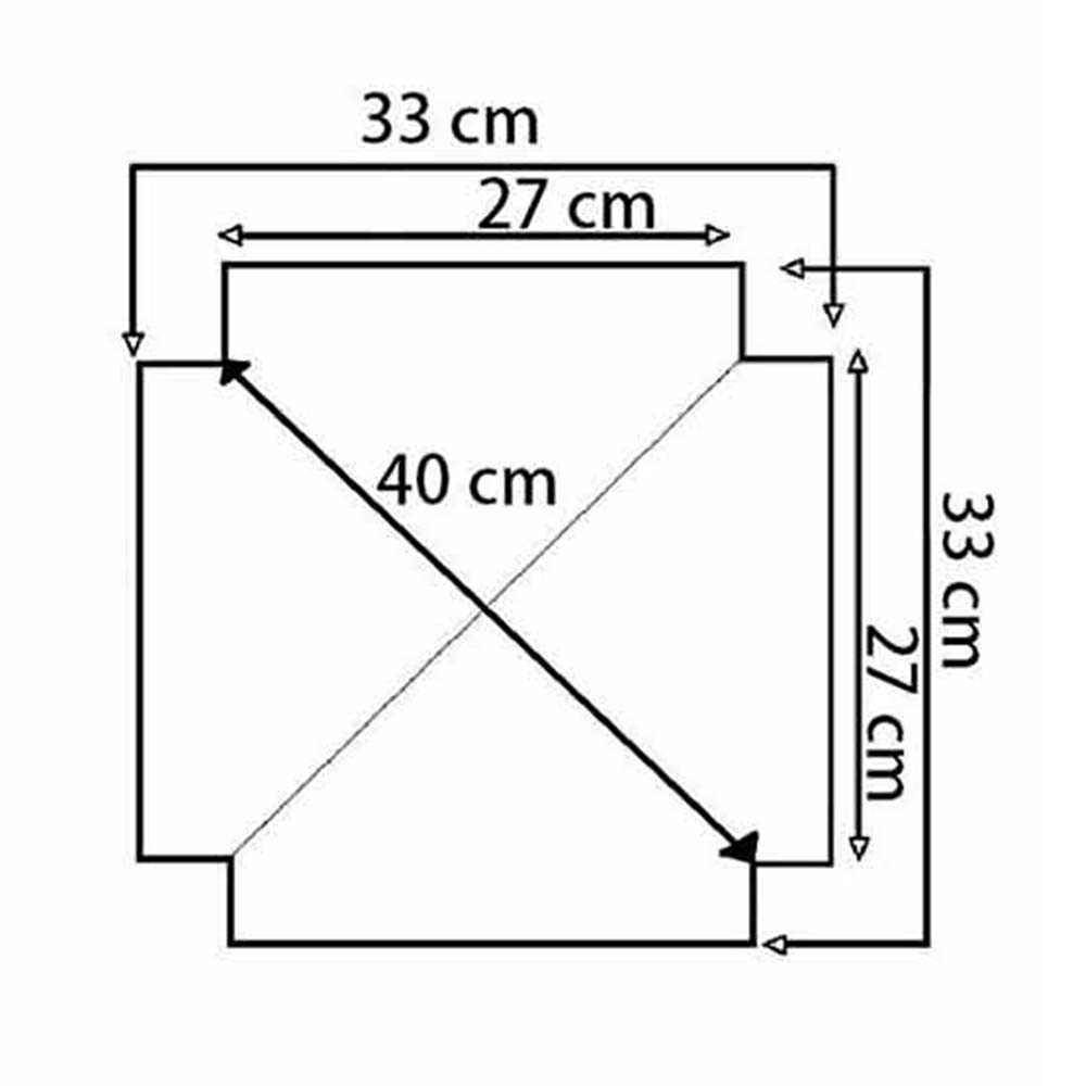 Rechange en paille pour chaises et tabourets cm 33xcm 33 avec coins - 3