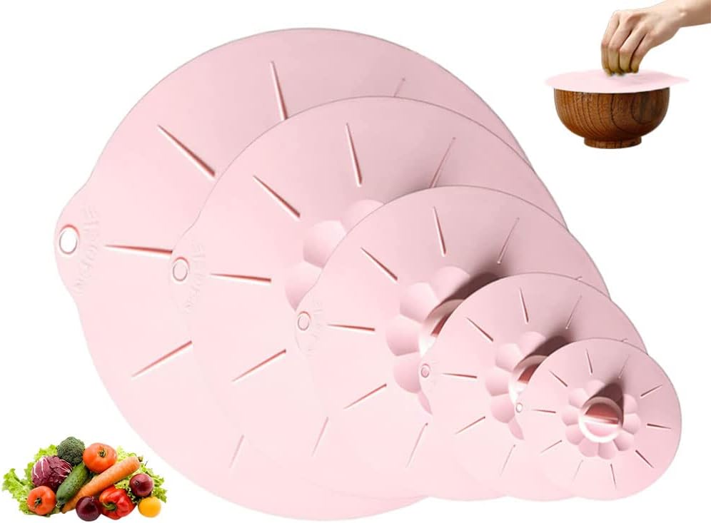 Tapas De Silicona De Grado Alimenticio Para Ollas, Reutilizables, Con