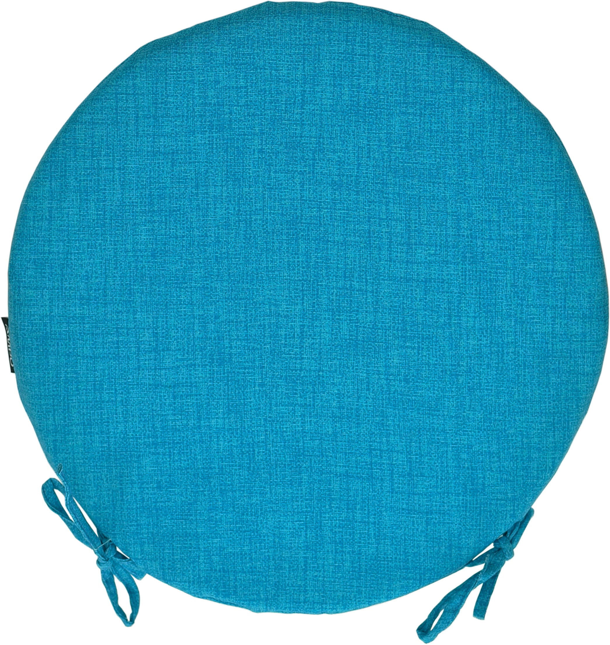 Zestaw poduszek na krzesło okrągłe AMPO 40x40 cm niebieski 4 szt. - 5