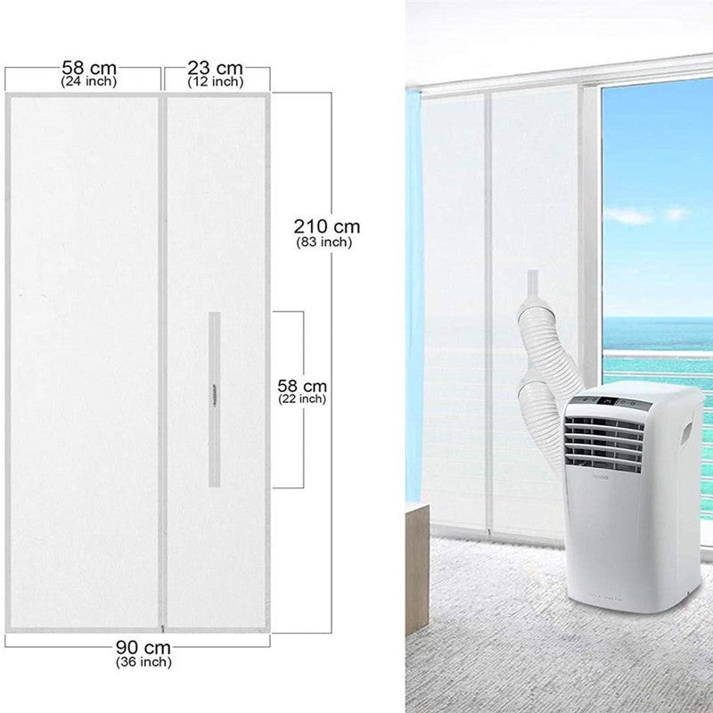 Joint d'étanchéité pour porte coulissante - Porte double - Joint d'étanchéité pour climatisation -90 x 210 cm-100 pièces - 2