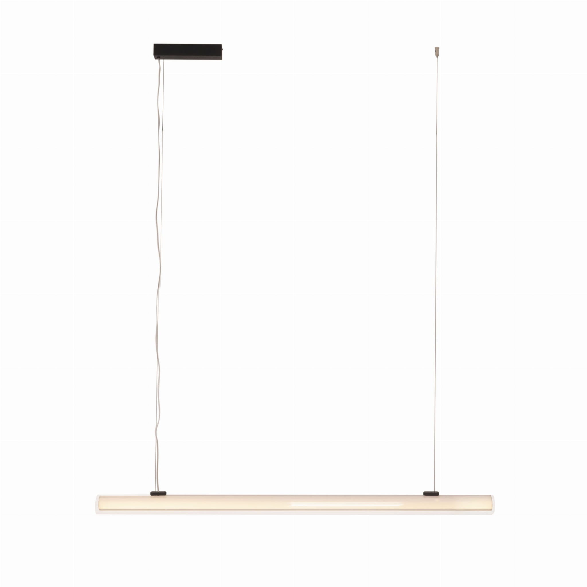 Lampa sufitowa szklana LED FAYETTE 18W ciepła 1170lm szkło czarna wym:200x121x6cm IP44 Maxlight