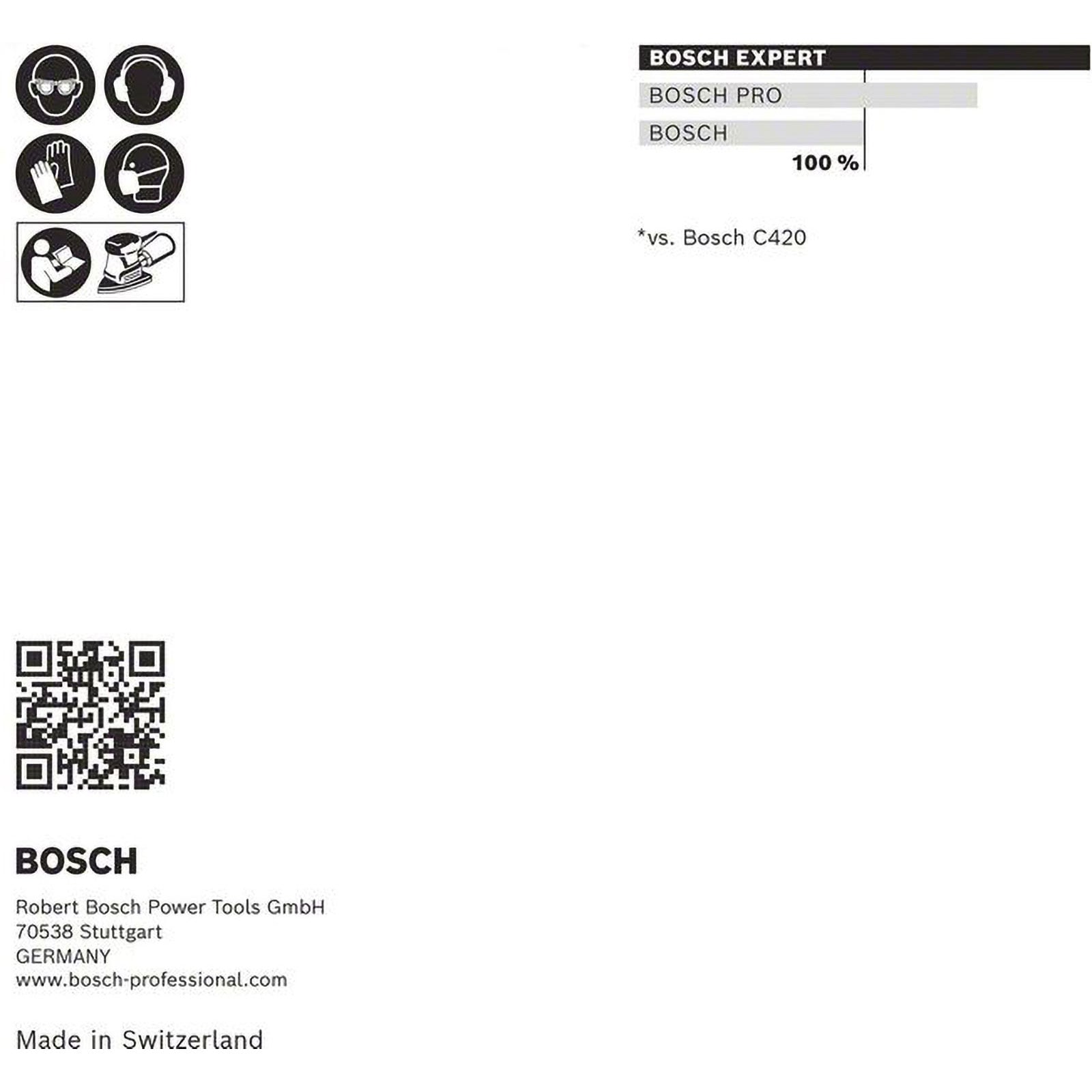 Papier ścierny Bosch do szlifierki 10 sztuk ziarnistość 60, 120, 180 - 5