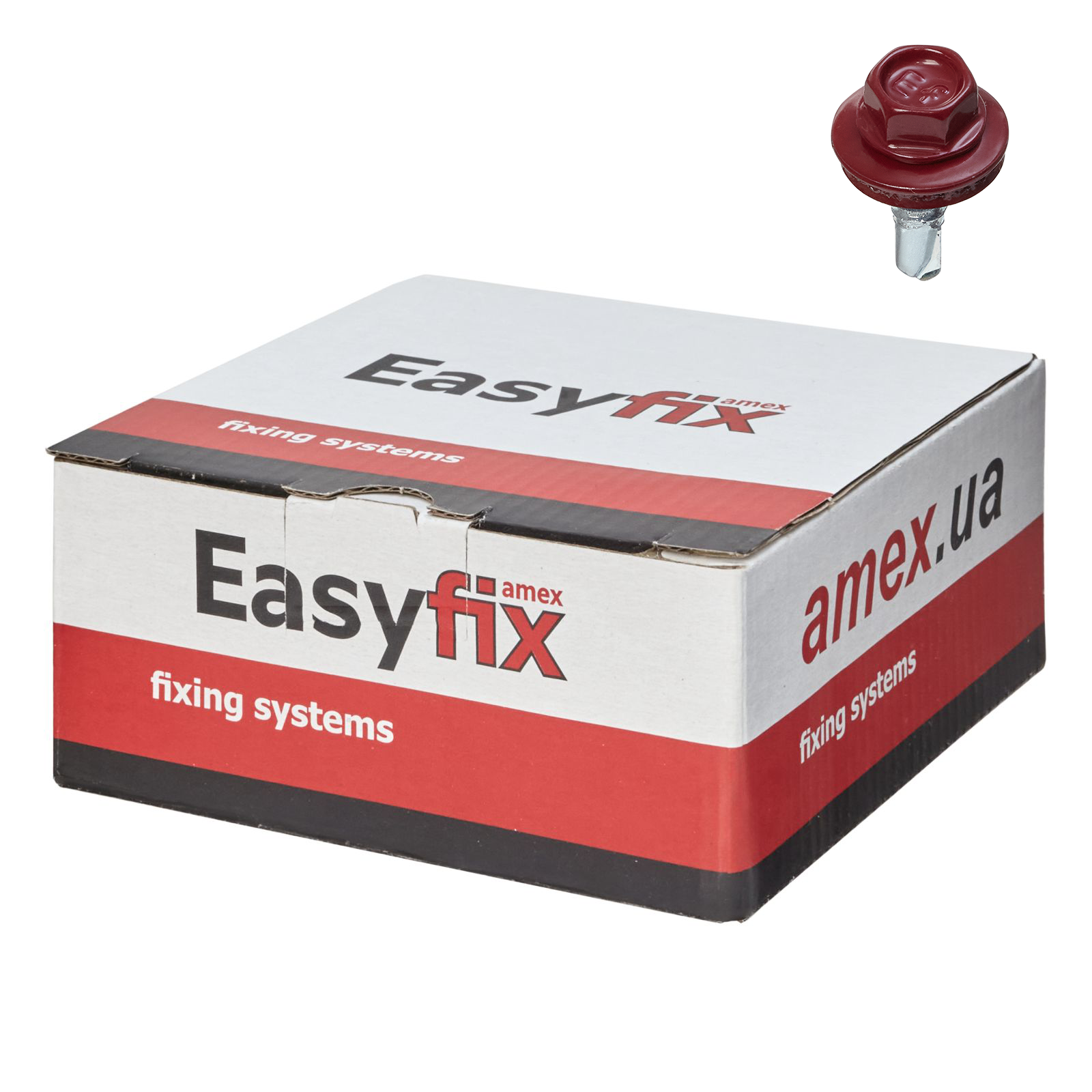 WKRĘTY FARMERSKIE Z EPDM EASY FIX 4,8x19mm(2 opak-250 szt.) Mocowanie blachy do konstrukcji stalowej Kolor OCYNK 500szt.