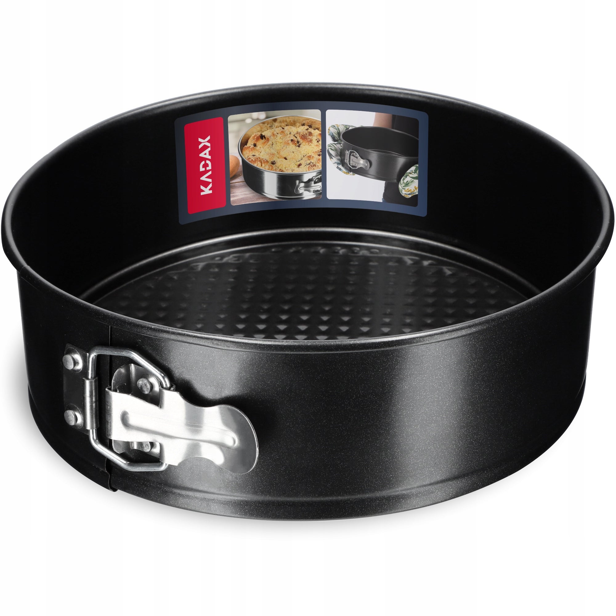 TORTOWNICA FORMA DO PIECZENIA CIASTA TORTU BLACHA OKRĄGŁA FOREMKA 22 cm