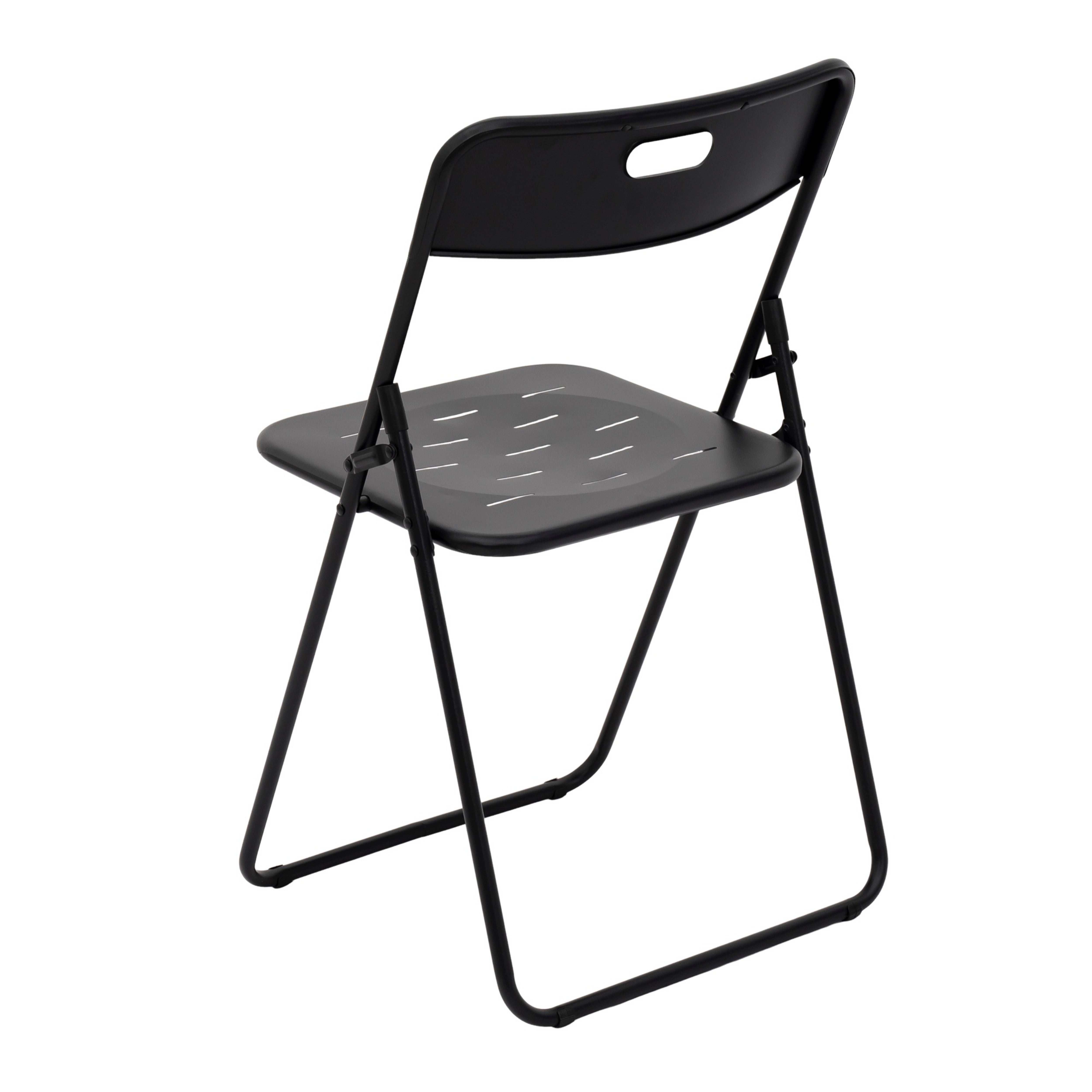 Salon de jardin，Set bistro d'extérieur，3 pièces，Pour extérieur et intérieur，60 x 60 x 73 cm，Noir - 7