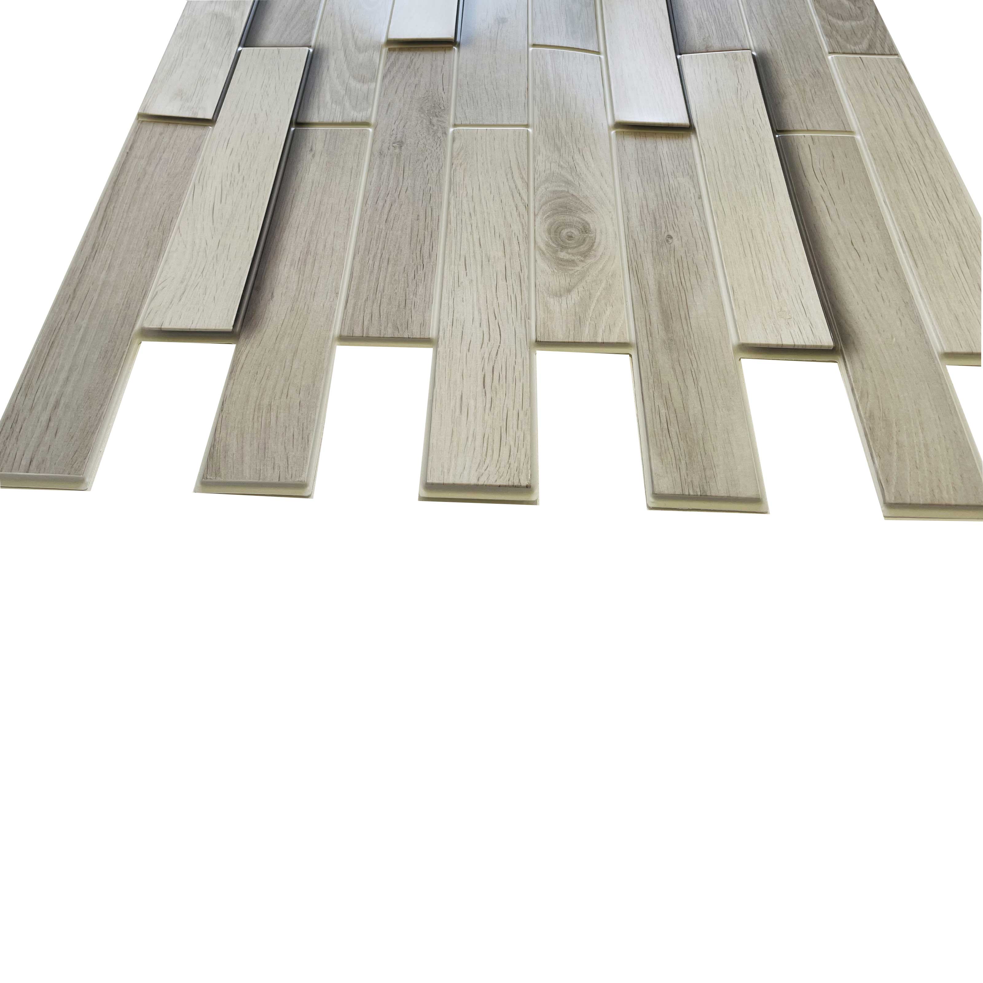 Panneaux muraux 3D en PVC effet pierre, ciment, faïence et bois. Réalistes et isolants. - 9927 (980 x 490 mm). - 7