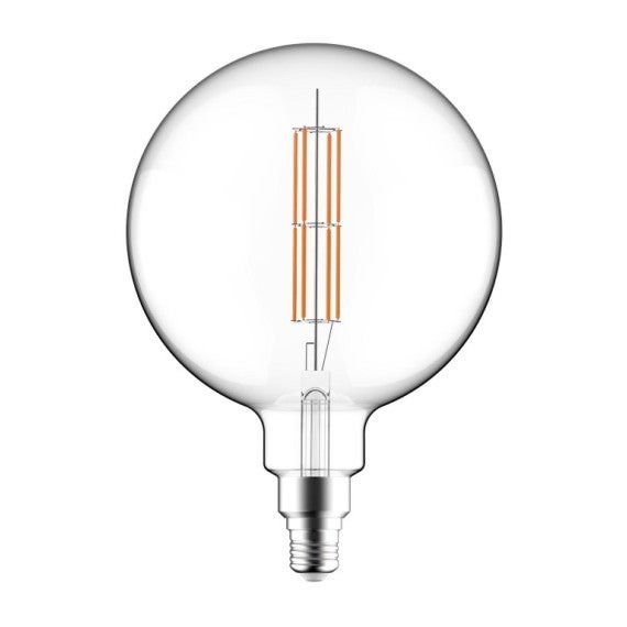 Globe Géant LED XL G200 – 11W – 1521 lm – 2700 K – Verre Clair Transparent – Éclairage Élégant et Moderne - LnD